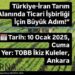 Türkiye-İran Tarım Alanında Ticari İşbirliği İçin Büyük Adım!