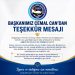 Başkanımız Cemal Can’dan Teşekkür Mesajı
