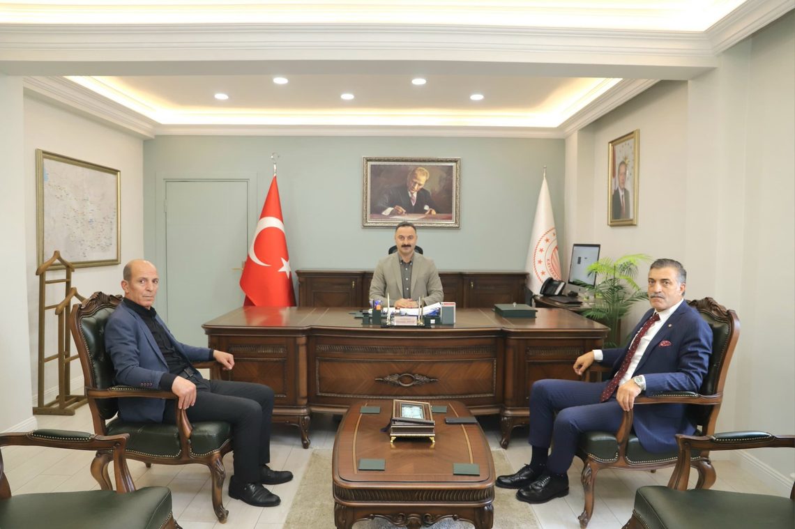 Kaymakamımız Sayın Mustafa Ayvat’a Hayırlı Olsun Ziyareti