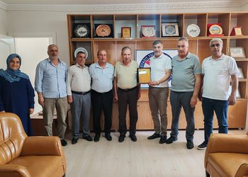 Ömer Çoktin’e Teşekkür Plaketi Takdim Edildi